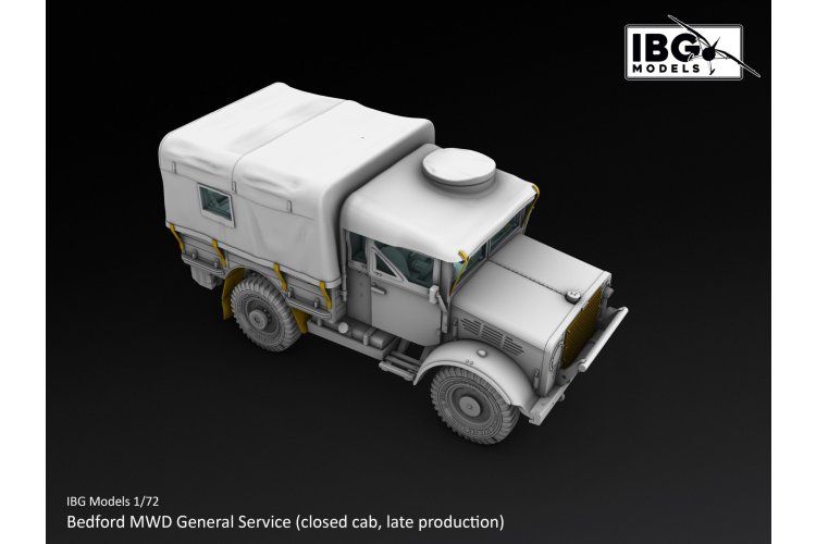 1:72 IBG Models 72161 Bedford MWD General Service &ndash; Closed Cab WWII &ndash; British Military Truck - Ibg72161 5 - IBG72161