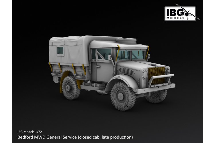 1:72 IBG Models 72161 Bedford MWD General Service &ndash; Closed Cab WWII &ndash; British Military Truck - Ibg72161 8 - IBG72161