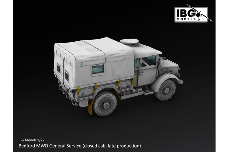 1:72 IBG Models 72161 Bedford MWD General Service &ndash; Closed Cab WWII &ndash; British Military Truck - Ibg72161 9 - IBG72161