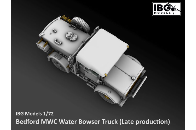 1:72 IBG Models 72164 Bedford MWC Water Bowser Late Production WWII - Britse Militaire Tankwagen - Ibg72164 10 - IBG72164