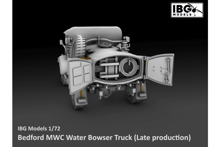 1:72 IBG Models 72164 Bedford MWC Water Bowser Late Production WWII - Britse Militaire Tankwagen - Ibg72164 13 - IBG72164