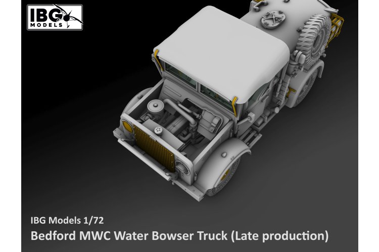 1:72 IBG Models 72164 Bedford MWC Water Bowser Late Production WWII - Britse Militaire Tankwagen - Ibg72164 14 - IBG72164