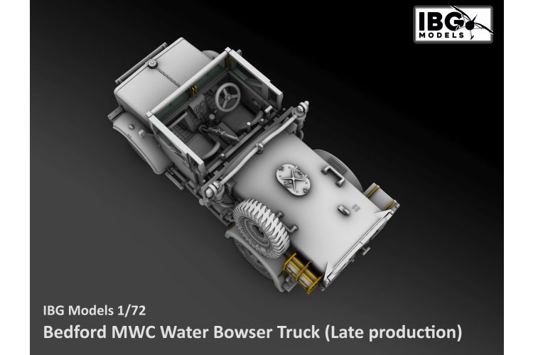 1:72 IBG Models 72164 Bedford MWC Water Bowser Late Production WWII - Britse Militaire Tankwagen - Ibg72164 15 - IBG72164
