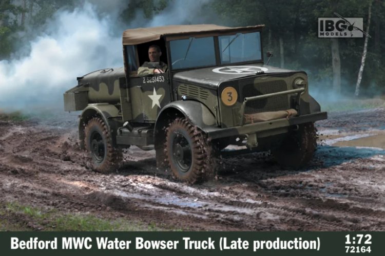 1:72 IBG Models 72164 Bedford MWC Water Bowser Late Production WWII - Britse Militaire Tankwagen - Ibg72164 1x - IBG72164