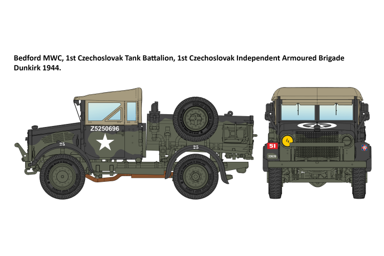 1:72 IBG Models 72164 Bedford MWC Water Bowser Late Production WWII - Britse Militaire Tankwagen - Ibg72164 28 - IBG72164