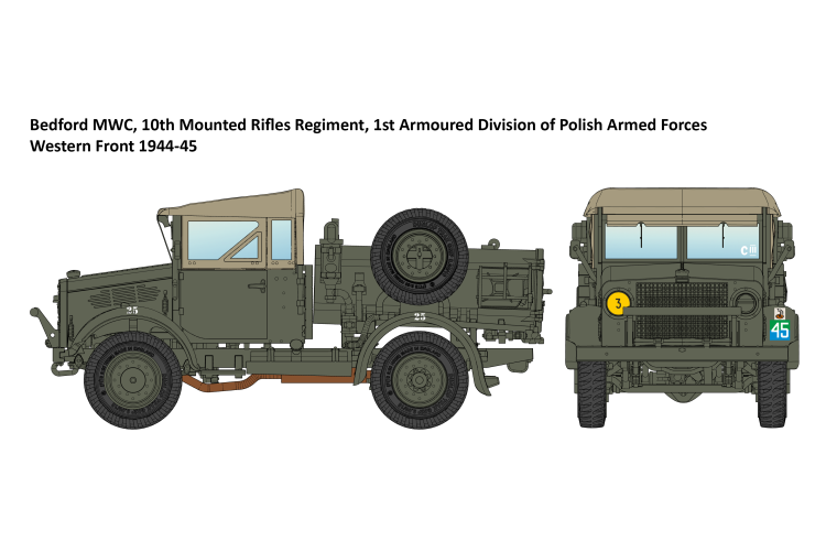 1:72 IBG Models 72164 Bedford MWC Water Bowser Late Production WWII - Britse Militaire Tankwagen - Ibg72164 29 - IBG72164