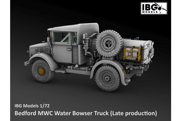 1:72 IBG Models 72164 Bedford MWC Water Bowser Late Production WWII - Britse Militaire Tankwagen - Ibg72164 5 - IBG72164