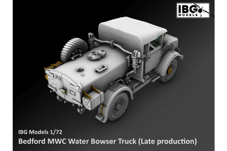 1:72 IBG Models 72164 Bedford MWC Water Bowser Late Production WWII - Britse Militaire Tankwagen - Ibg72164 7 - IBG72164