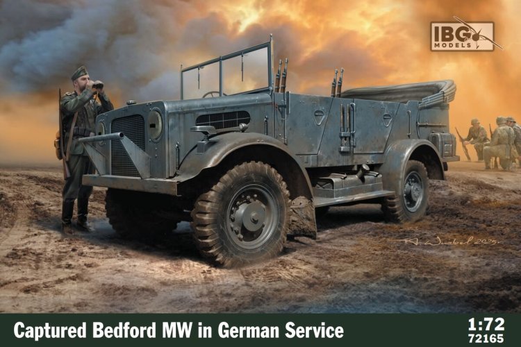 1:72 IBG Models 72165 Bedford MW in German Service &ndash; Military Vehicle - Ibg72165 1 - IBG72165