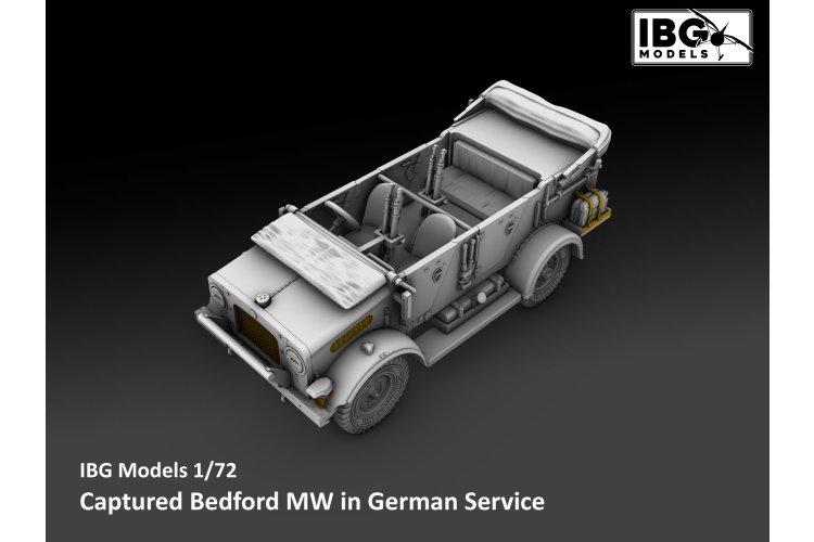 1:72 IBG Models 72165 Bedford MW in German Service &ndash; Military Vehicle - Ibg72165 10 - IBG72165