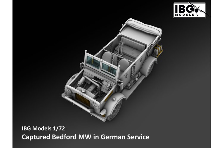 1:72 IBG Models 72165 Bedford MW in German Service &ndash; Military Vehicle - Ibg72165 11 - IBG72165
