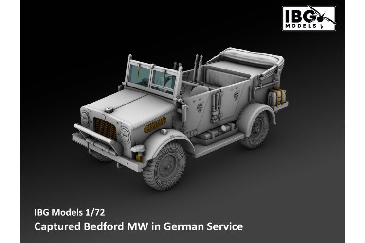 1:72 IBG Models 72165 Bedford MW in German Service &ndash; Military Vehicle - Ibg72165 2 - IBG72165