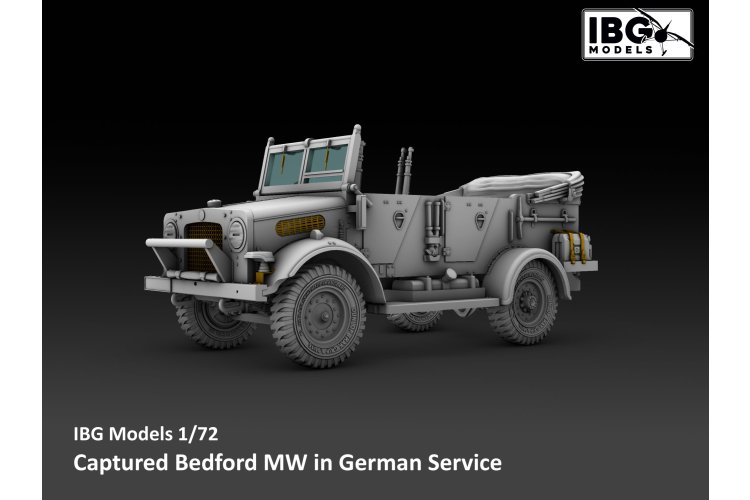 1:72 IBG Models 72165 Bedford MW in German Service &ndash; Military Vehicle - Ibg72165 3 - IBG72165