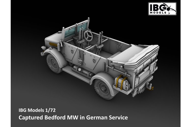 1:72 IBG Models 72165 Bedford MW in German Service &ndash; Military Vehicle - Ibg72165 5 - IBG72165