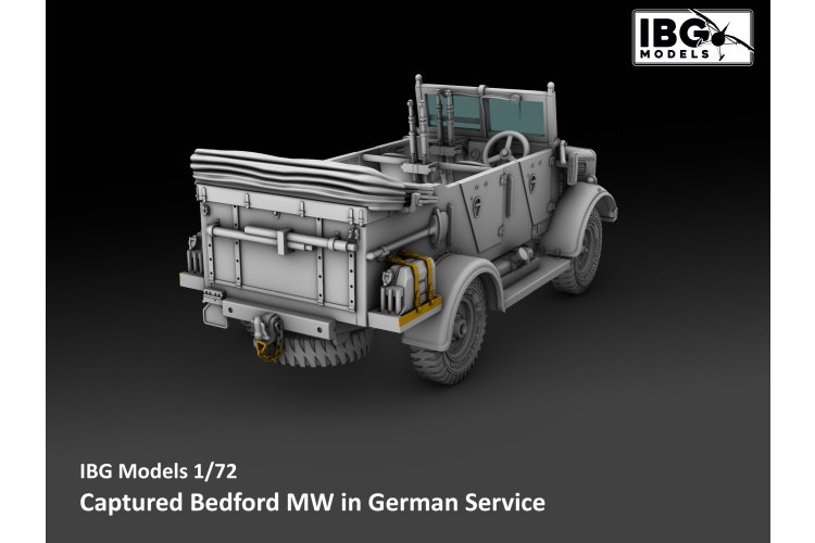 1:72 IBG Models 72165 Bedford MW in German Service &ndash; Military Vehicle - Ibg72165 6 - IBG72165