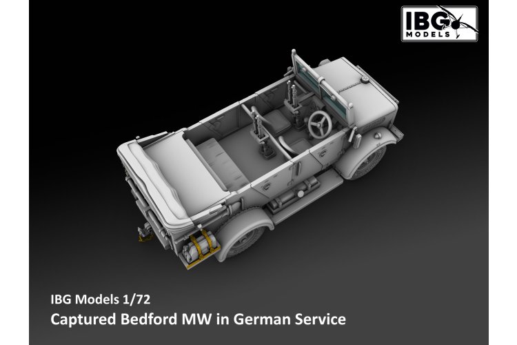 1:72 IBG Models 72165 Bedford MW in German Service &ndash; Military Vehicle - Ibg72165 8 - IBG72165