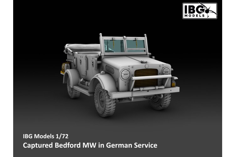 1:72 IBG Models 72165 Bedford MW in German Service &ndash; Military Vehicle - Ibg72165 9 - IBG72165