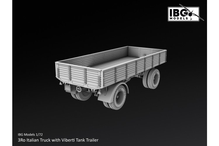 1:72 IBG Models 72167 3Ro with Viberti Tank Transport Semi-Trailer WWII - Italian Heavy Transport Truck - Ibg72167 10 - IBG72167