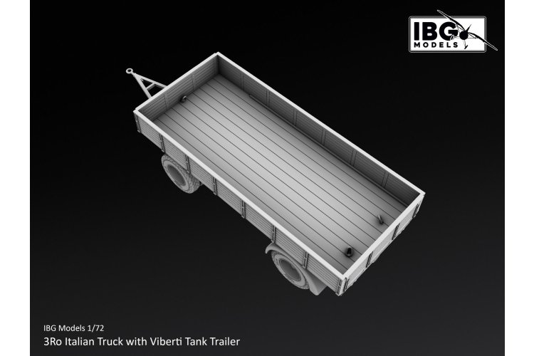 1:72 IBG Models 72167 3Ro with Viberti Tank Transport Semi-Trailer WWII - Italian Heavy Transport Truck - Ibg72167 11 - IBG72167