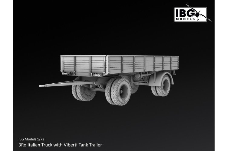 1:72 IBG Models 72167 3Ro with Viberti Tank Transport Semi-Trailer WWII - Italian Heavy Transport Truck - Ibg72167 12 - IBG72167