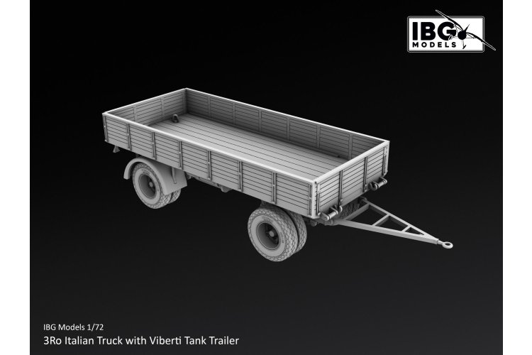 1:72 IBG Models 72167 3Ro with Viberti Tank Transport Semi-Trailer WWII - Italian Heavy Transport Truck - Ibg72167 8 - IBG72167