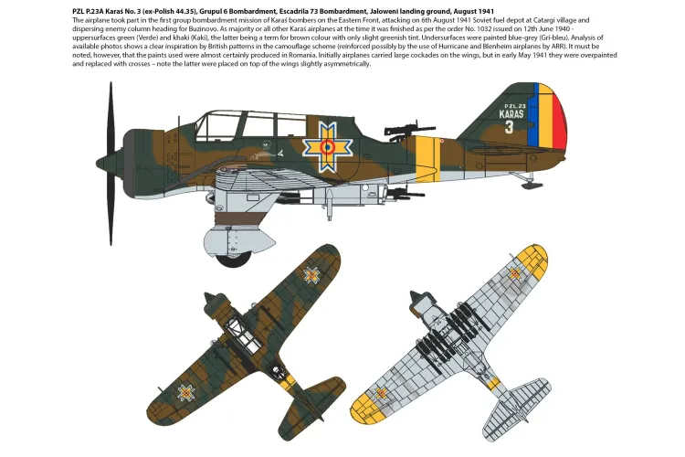 1:72 IBG Models 72530 Romanian Barbarossa - PZL/IAR P.11F & PZL.23 Karaś - 2 in 1 - Ibg72530 3 - IBG72530