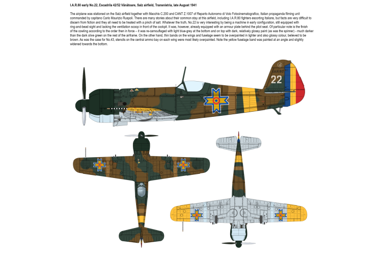 1:72 IBG Models 72565 Roemeense Barbarossa 1941 Vol.2 IAR.80 vroeg & IAR.80A - 2 Bouwopties - Ibg72565 1 - IBG72565