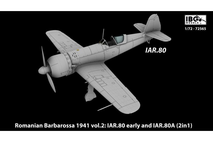 1:72 IBG Models 72565 Roemeense Barbarossa 1941 Vol.2 IAR.80 vroeg & IAR.80A - 2 Bouwopties - Ibg72565 11 - IBG72565