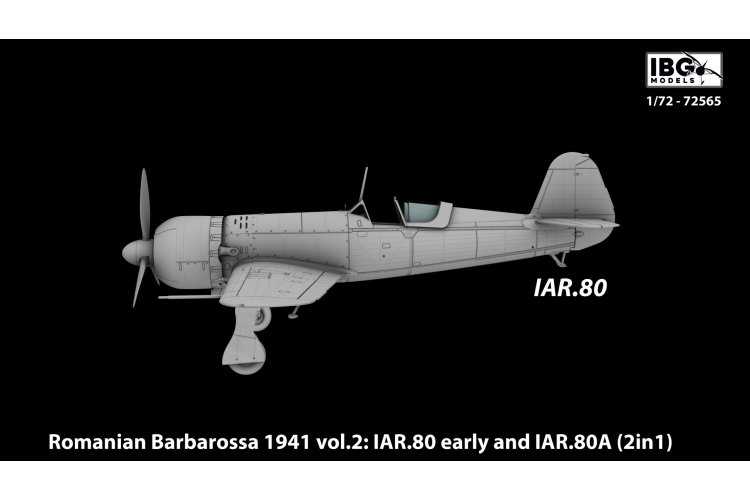 1:72 IBG Models 72565 Roemeense Barbarossa 1941 Vol.2 IAR.80 vroeg & IAR.80A - 2 Bouwopties - Ibg72565 13 - IBG72565
