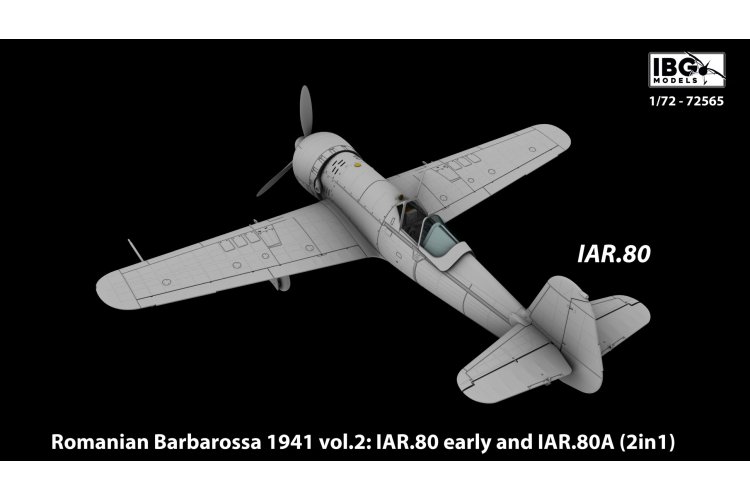 1:72 IBG Models 72565 Roemeense Barbarossa 1941 Vol.2 IAR.80 vroeg & IAR.80A - 2 Bouwopties - Ibg72565 14 - IBG72565