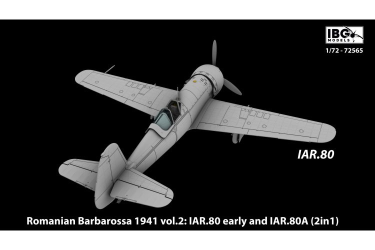 1:72 IBG Models 72565 Roemeense Barbarossa 1941 Vol.2 IAR.80 vroeg & IAR.80A - 2 Bouwopties - Ibg72565 15 - IBG72565