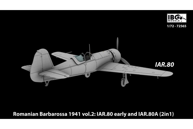 1:72 IBG Models 72565 Roemeense Barbarossa 1941 Vol.2 IAR.80 vroeg & IAR.80A - 2 Bouwopties - Ibg72565 16 - IBG72565