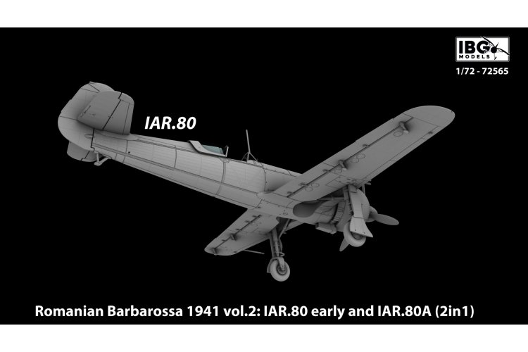 1:72 IBG Models 72565 Roemeense Barbarossa 1941 Vol.2 IAR.80 vroeg & IAR.80A - 2 Bouwopties - Ibg72565 17 - IBG72565