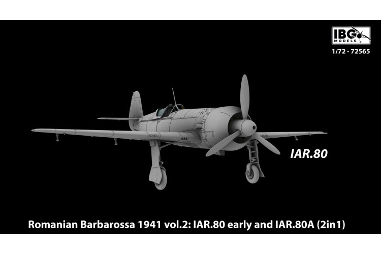 1:72 IBG Models 72565 Roemeense Barbarossa 1941 Vol.2 IAR.80 vroeg & IAR.80A - 2 Bouwopties - Ibg72565 18 - IBG72565