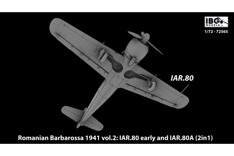 1:72 IBG Models 72565 Roemeense Barbarossa 1941 Vol.2 IAR.80 vroeg & IAR.80A - 2 Bouwopties - Ibg72565 20 - IBG72565