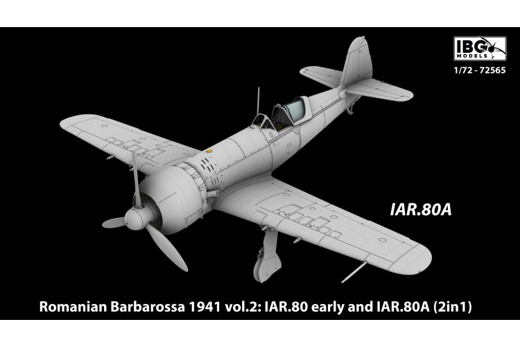 1:72 IBG Models 72565 Roemeense Barbarossa 1941 Vol.2 IAR.80 vroeg & IAR.80A - 2 Bouwopties - Ibg72565 21 - IBG72565
