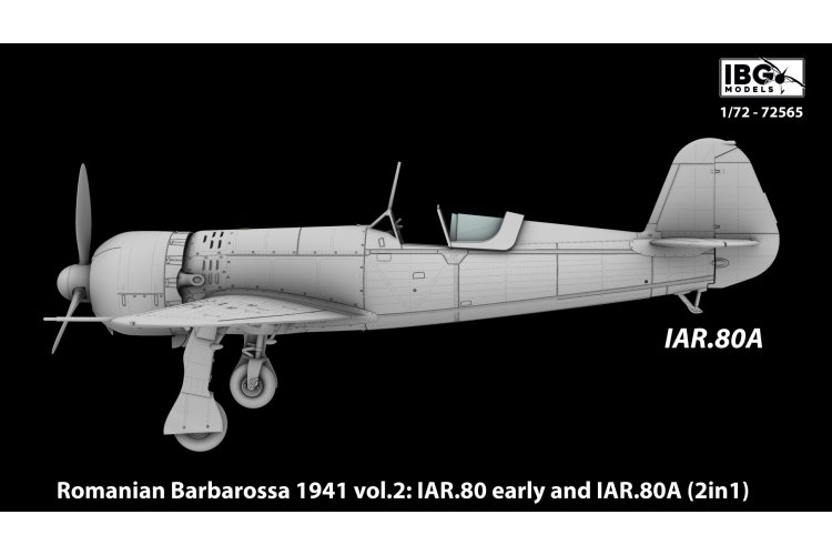 1:72 IBG Models 72565 Roemeense Barbarossa 1941 Vol.2 IAR.80 vroeg & IAR.80A - 2 Bouwopties - Ibg72565 22 - IBG72565