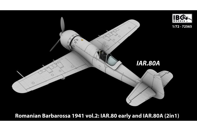 1:72 IBG Models 72565 Roemeense Barbarossa 1941 Vol.2 IAR.80 vroeg & IAR.80A - 2 Bouwopties - Ibg72565 23 - IBG72565