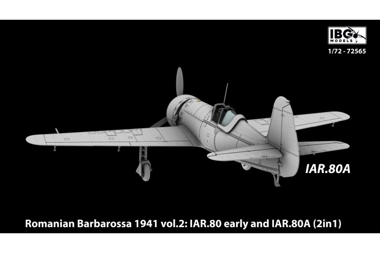 1:72 IBG Models 72565 Roemeense Barbarossa 1941 Vol.2 IAR.80 vroeg & IAR.80A - 2 Bouwopties - Ibg72565 24 - IBG72565