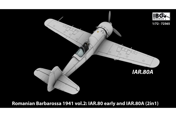 1:72 IBG Models 72565 Roemeense Barbarossa 1941 Vol.2 IAR.80 vroeg & IAR.80A - 2 Bouwopties - Ibg72565 25 - IBG72565
