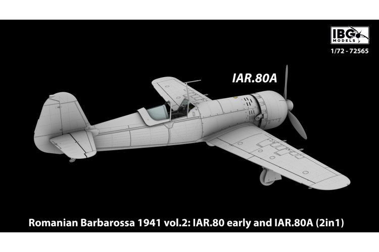 1:72 IBG Models 72565 Roemeense Barbarossa 1941 Vol.2 IAR.80 vroeg & IAR.80A - 2 Bouwopties - Ibg72565 26 - IBG72565