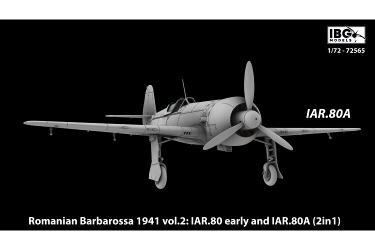 1:72 IBG Models 72565 Roemeense Barbarossa 1941 Vol.2 IAR.80 vroeg & IAR.80A - 2 Bouwopties - Ibg72565 27 - IBG72565