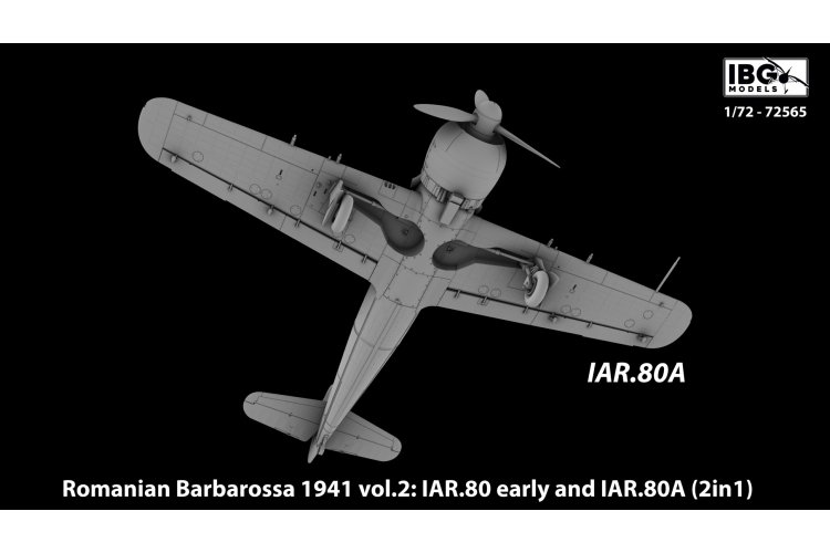 1:72 IBG Models 72565 Roemeense Barbarossa 1941 Vol.2 IAR.80 vroeg & IAR.80A - 2 Bouwopties - Ibg72565 28 - IBG72565