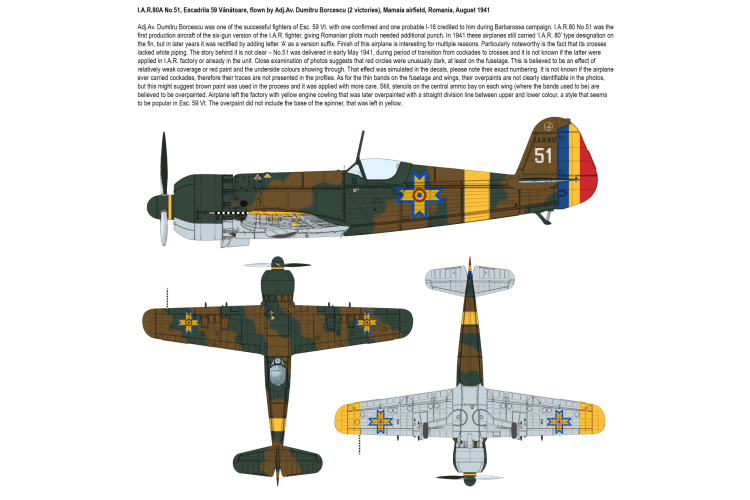 1:72 IBG Models 72565 Roemeense Barbarossa 1941 Vol.2 IAR.80 vroeg & IAR.80A - 2 Bouwopties - Ibg72565 5 - IBG72565