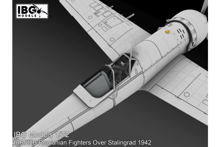 1:72 IBG Models 72567 IAR.80B - Romanian Fighters over Stalingrad 1942 WWII - Roemeens Jachtvliegtuig - Ibg72567 17 - IBG72567