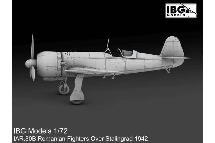 1:72 IBG Models 72567 IAR.80B - Romanian Fighters over Stalingrad 1942 WWII - Roemeens Jachtvliegtuig - Ibg72567 21 - IBG72567
