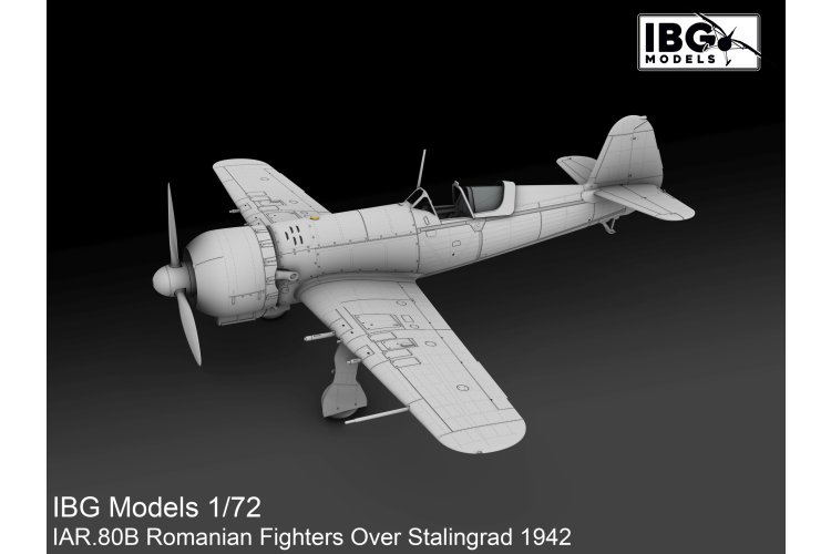 1:72 IBG Models 72567 IAR.80B - Romanian Fighters over Stalingrad 1942 WWII - Roemeens Jachtvliegtuig - Ibg72567 22 - IBG72567