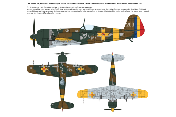 1:72 IBG Models 72567 IAR.80B - Romanian Fighters over Stalingrad 1942 WWII - Roemeens Jachtvliegtuig - Ibg72567 3 - IBG72567