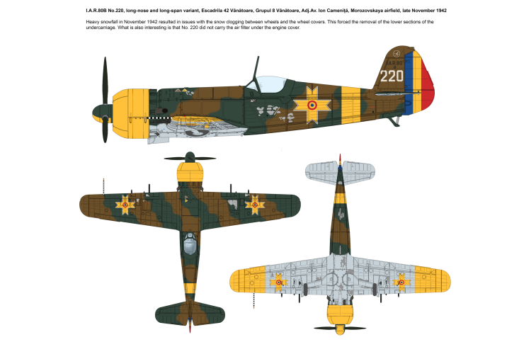 1:72 IBG Models 72567 IAR.80B - Romanian Fighters over Stalingrad 1942 WWII - Roemeens Jachtvliegtuig - Ibg72567 5 - IBG72567