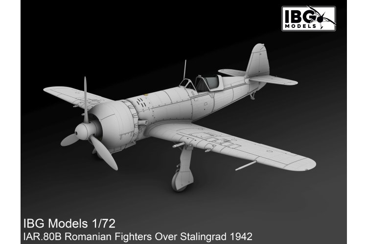 1:72 IBG Models 72567 IAR.80B - Romanian Fighters over Stalingrad 1942 WWII - Roemeens Jachtvliegtuig - Ibg72567 7 - IBG72567